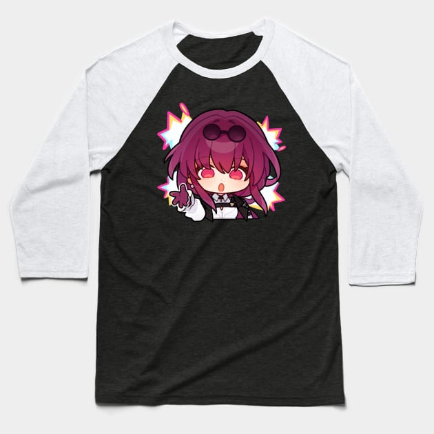 Honkai Star Rail Chibi Kafka 3 Baseball T-Shirt by HoyoStan